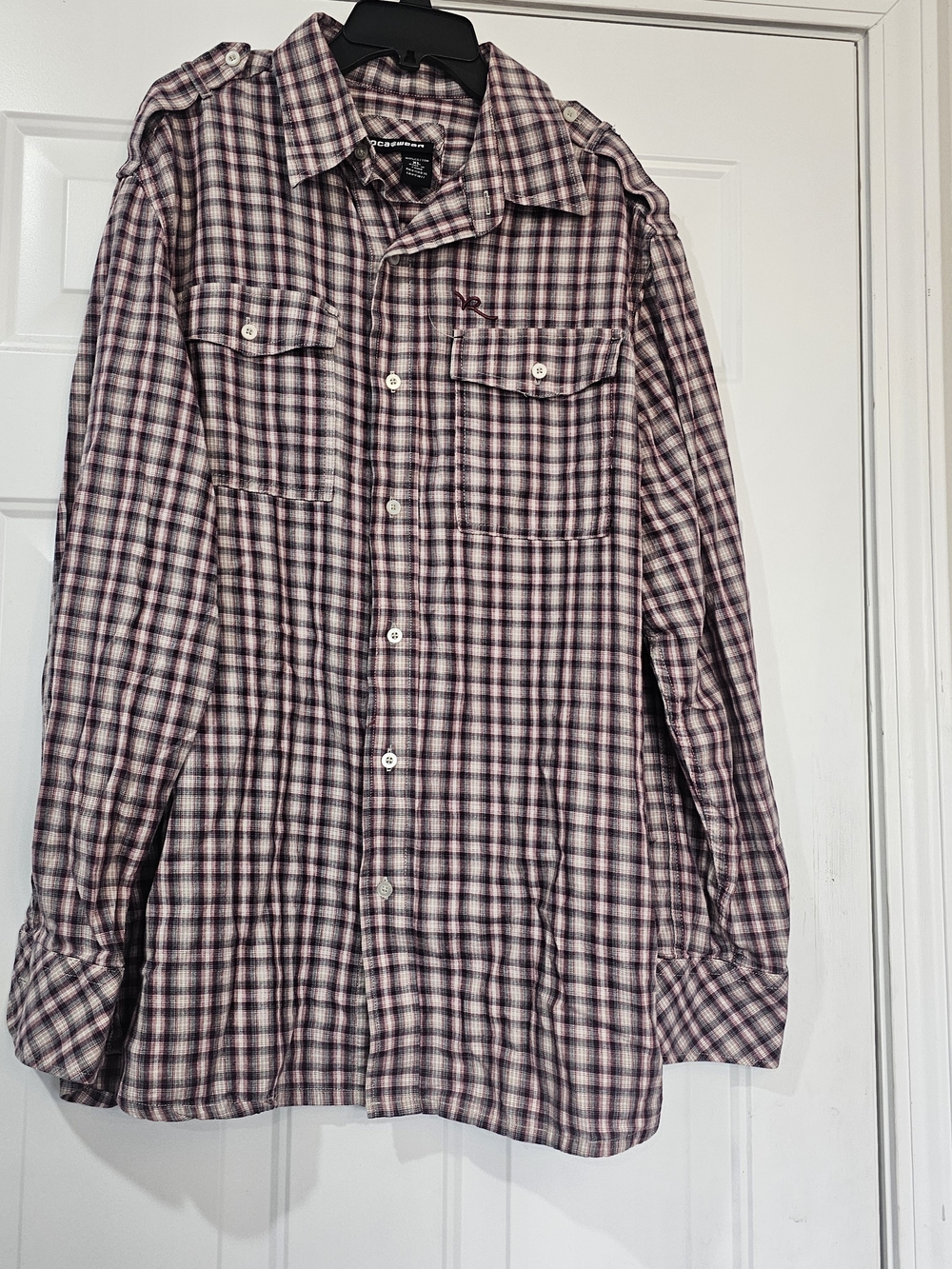 Rocawear Size XL Plaid 100% Cotton {BX11}